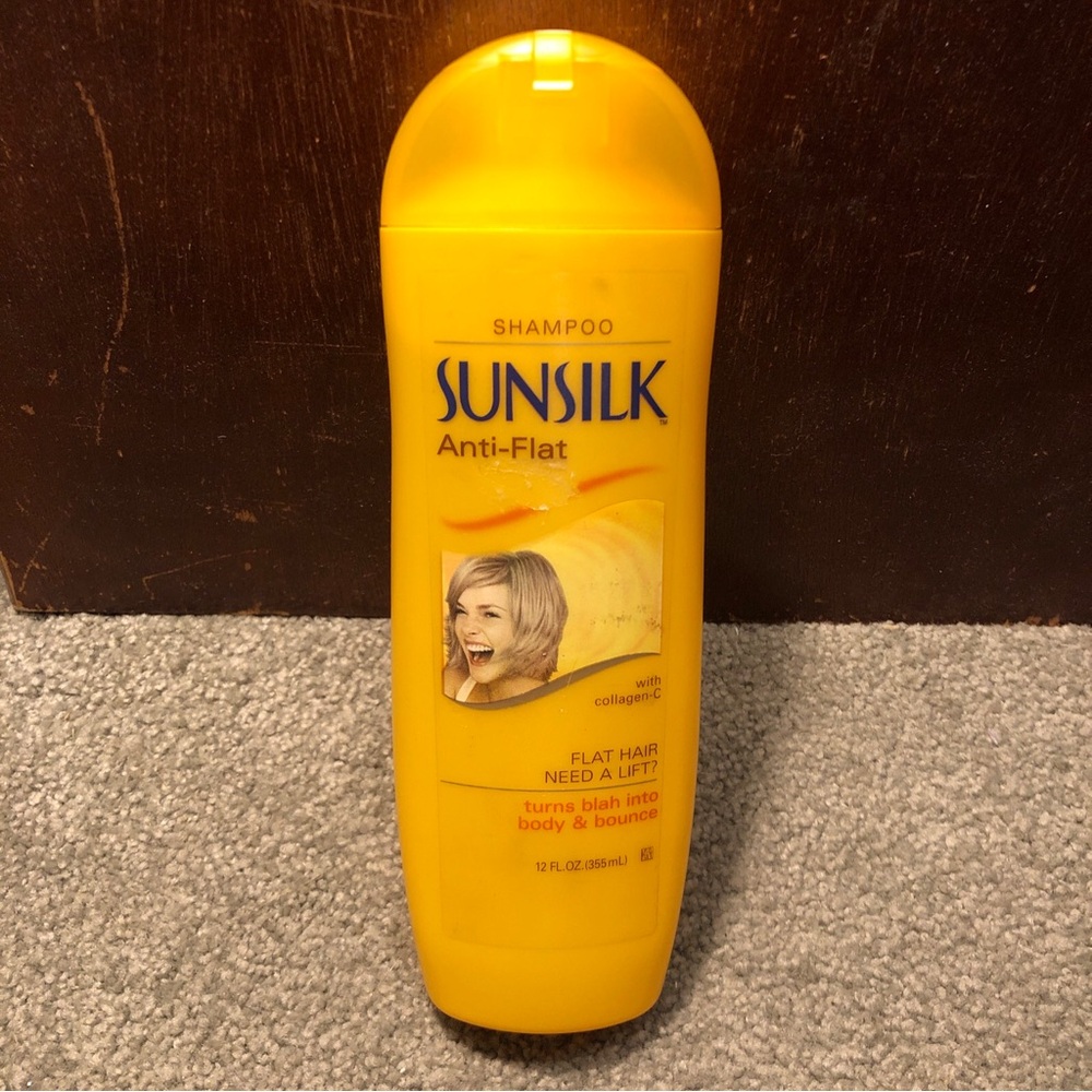 Sunsilk Anti-Flat Collagen-C Shampoo, Full Of Body & Bounce, 12oz